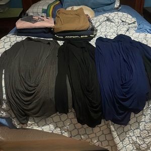 Gently used long sleeve shirts